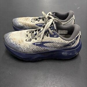 Brooks Caldera 6 Men's  Trail Running Shoe Oyster Blue Depths Pearl Sz 9 Sneaker